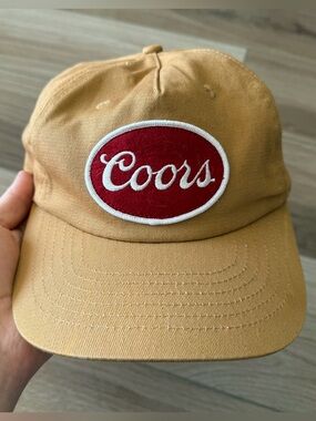 Coors Beer Brown Patch SnapBack Hat